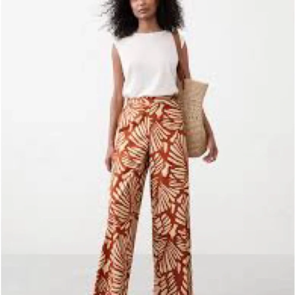 Hayden linen blend wide leg pant - Picture 1 of 2